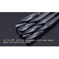 thumbnail image 3 of HSS Twist Drill Bit with Box - 1Pcs 1/2 Inch Dia Reduced Shank HSS Twist Drill Bit 14/14.5/15/15.5mm(14.5mm), 3 of 5