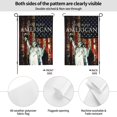 thumbnail image 2 of Independence Day Garden Decor Flags, American Lady American Flag Print Double-Sided Garden Flags, 12.5 x 18 inches, 2 of 9
