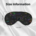 thumbnail image 5 of Goofa Dinosaur Printed Sleep Eye Mask for Men Women, Zero Eye Pressure Sleeping Mask, Light Blocking Night Blindfold, Soft Eye Shade Cover, 5 of 7