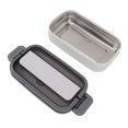 thumbnail image 1 of 304 Stainless Steel Bento Box, Divided Design, Microwave Safe, Leak Proof, Portable Lunch Container For Students, Office Workers, 700ml Capacity, 1 of 8