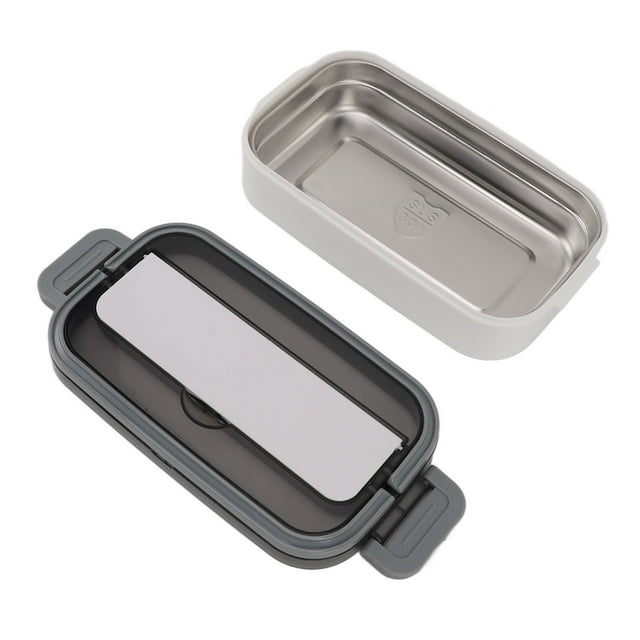 Bento Box Lunch Box 304 Stainless Steel Single Layer Bento Box Adult Lunch Box Microwave Safe Portable Split Bento Box For Office Workers