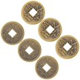 thumbnail image 2 of 6pcs Brass Chinese Luck Coins DIY Accessories for Knot Making, Feng Shui Copper Coins for Success, Glossy Finish for Home Decor, 2 of 5