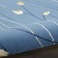 thumbnail image 6 of Nourison Grafix Transitional Botanical Light Blue 2' x 4' Area Rug, (2' x 4'), 6 of 7
