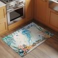 thumbnail image 2 of Bathroom Rugs 2x3 Ft, Jellyfish Coastal Non Slip Area Rugs for Kitchen Bedroom Entryway, Summer Nautical Starfish Coral Beige Washable Carpet Runner Rug Floor Mats for Bedroom Home Decor, 2 of 8