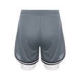 thumbnail image 2 of Sinleey Boys Running Built-in Shorts Basketball Running Training Bottom Drawstring Elastic Waistband Grey XS, 2 of 5