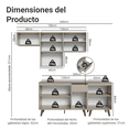 thumbnail image 3 of Cocina Integral Completa Modular Madesa Nice 240cm Crema 09, 3 of 6