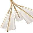 thumbnail image 3 of Kuzco Lighting Ch62628 Mulberry 27" Wide Led Chandelier - Brushed Gold / Light Guide, 3 of 5