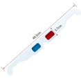 thumbnail image 3 of 10 Pairs 3D Cardboard Glasses Glasses Universal Anaglyph 3D Glasses Cardboard Paper Red Blue Cyan or Movie, 3 of 4