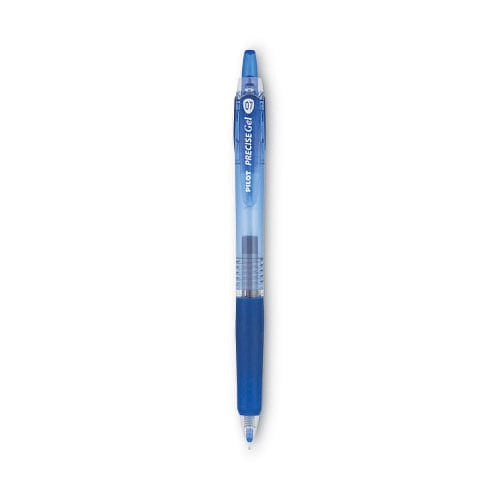 Precise Gel Begreen Gel Pen, Retractable, Fine 0.7 Mm, Blue Ink, Blue Barrel, Dozen | Bundle of 5 Dozen