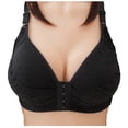 thumbnail image 3 of Awaityou Women Lace Patchwork Bra Wire Free Underwear One-Piece Bra Everyday Underwearpangjing, 3 of 4