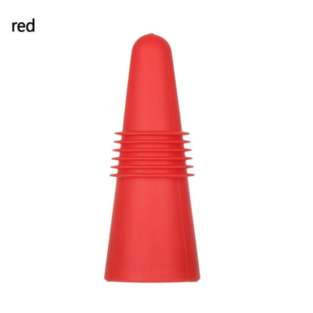 

1Pcs Champagne Drink Wine Outlet Cap Bar Seal Reusable Wine Stopper Bottle Cover Sealer Plug Wine Bottle Stopper RED