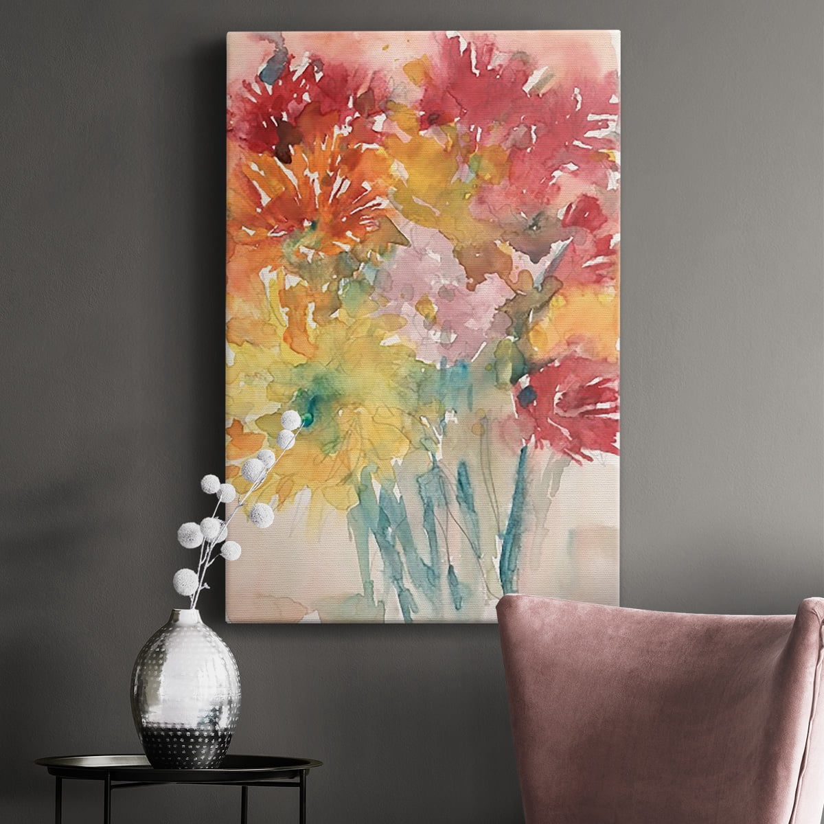 Floral Treats I Premium Gallery Wrapped Canvas - Ready to Hang