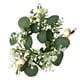 thumbnail image 1 of Corona de velas verde con hojas artificiales Guirnalda de follaje primaveral Soporte para pilares para el hogar, bodas, fiestas, centros de mesa, verde, 1 of 8