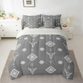 thumbnail image 2 of Castle Fairy Bohemian Aztec 7pcs Bedding Comforter Set,Hippie Tribal Queen Bedding Sets Super Cozy,Bull Skull Queen Sheet Sets,Super Cozy Western Room Decor,Reversible, 2 of 8