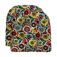 thumbnail image 1 of RSH Décor Indoor Outdoor Set of 2 U-Shape Wicker Tufted Seat Cushions, Standard, Fiesta Floral Desert Flower, 1 of 6