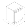 thumbnail image 2 of Lavavajillas Freestanding Whirlpool WDF840SFGS de 15 servicios, 2 of 5