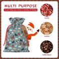 thumbnail image 7 of Fuzoiu Farm Animals 1 Print Christmas Gift Bag,Burlap Gift Bag with Drawstring Closure & Hang Tag,Perfect for Holidays, Birthdays, and Special Occasions-Medium, 7 of 7