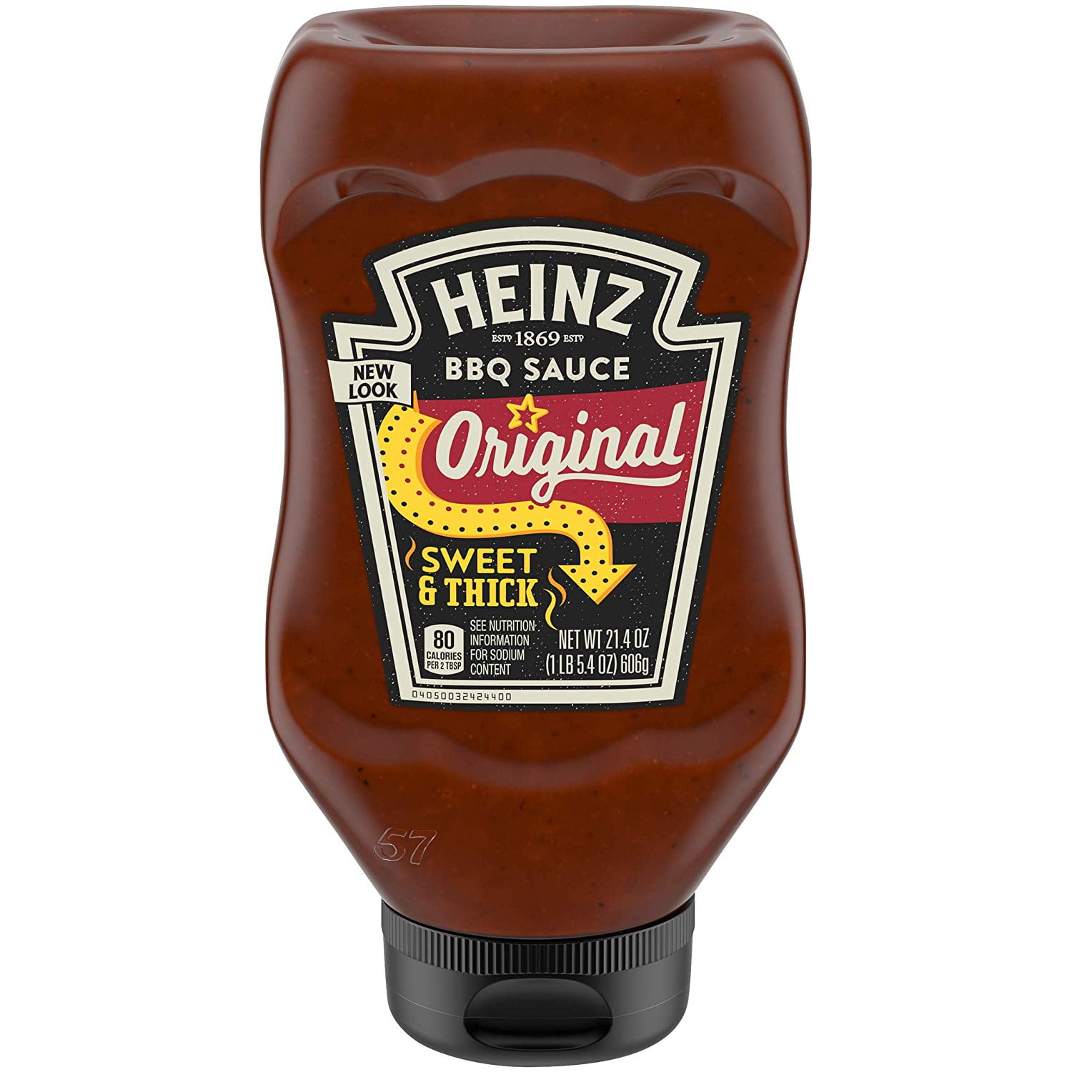 Heinz Sweet &amp; Thick Classic Style BBQ Sauce (21.4 oz Bottles, Pack of 6 ...