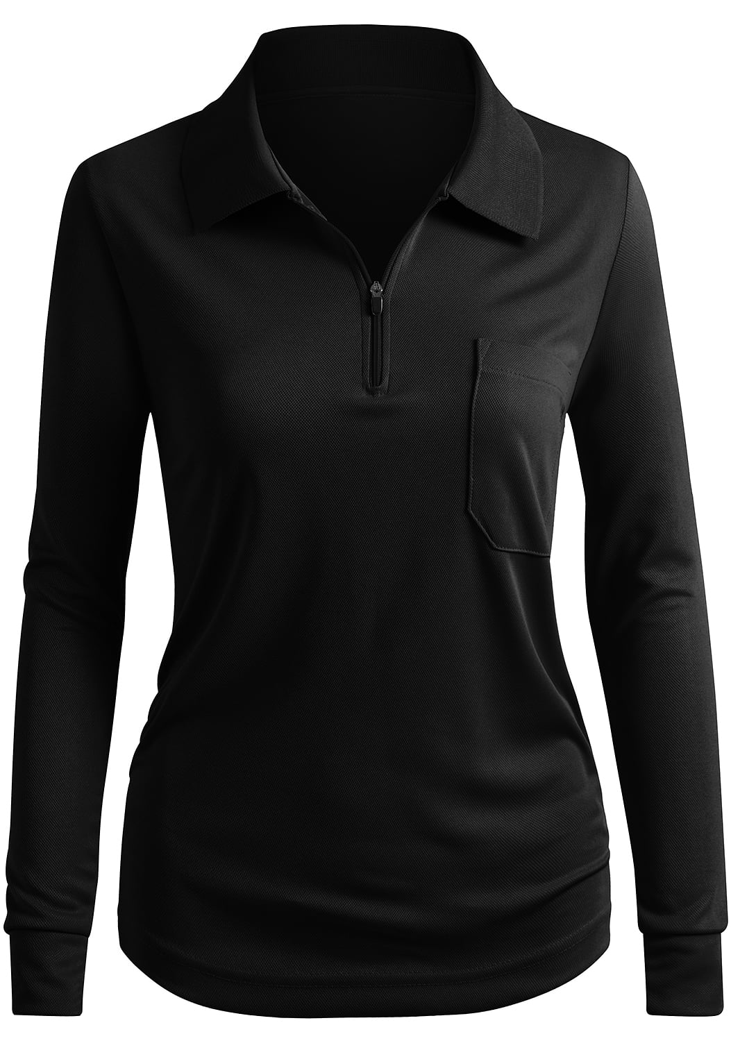 Women'S Premium Cotton Solid Half Sleeve Polo T-Shirts
