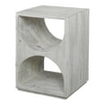 thumbnail image 1 of Uttermost Hans Table d'Appoint en Bois de Sapin Style Côtier Finition Ivoire, 1 of 5