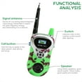 thumbnail image 4 of Kids Walkie Talkies,FZFLZDH 3-14 Year Old Girl and Boy Gifts Toys ,2 Pack Children's Walkie Talkie Set Outdoor Adventures Hiking Camping Gear Games for Girls and Boys, 4 of 5