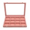 thumbnail image 3 of Caja organizadora de pendientes de anillo de bandeja de joyería de Grande 2 Sunnimix Bandeja de joyería de terciopelo, 3 of 6