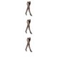 thumbnail image 2 of Sonducket Medias negras Varios patrones Malla misteriosa Malla elástica Muslo Vestido de lujo Medias Ropa de mujer Panty-hose 6028 Type1 NO1, 2 of 6