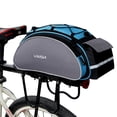 thumbnail image 2 of Lixada Lixada 13L Versatile Bicycle Rear Seat Pack with Rain Cover, Adjustable Shoulder Strap, and Reflective Strip for Night Safety, Blue, 2 of 7