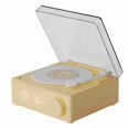 thumbnail image 1 of Disco De Vinilo Giratorio Reloj Despertador Altavoz Retro Estéreo De 360 Grados Reloj Inalámbrico Altavoz Bluetooth para El Hogar Dormitorio Oficina Beige, 1 of 10