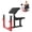 Black/Red, variant on Adjustable Preacher Curl Bench, 300LBS Capacity, 2" Thick Pads, 5/6 Level Settings for Home Gym