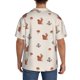 thumbnail image 3 of Fotbe Cute Squirrel Camisa Estampada de Manga Corta para Hombre, Casual de Verano, Estilo Playero, Sin Arrugas-3X-Large, 3 of 5