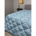 thumbnail image 2 of Abstract Down Alternative Comforter, Funky Sea Waves Print Drawn by Hand Seascape Demonstration, Microfiber Quilt for All Season, 5 Sizes, Teal Cadet Blue, by Ambesonne, 2 of 3