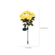 thumbnail image 3 of Luces solares LED de 7 cabezales para jardín de rosas | Iluminación decorativa impermeable de plástico para caminos de jardín | Lámpara solar de flores de bajo consumo con encendido y apagado, 3 of 6