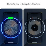 15w Wireless Charger With Type-c Cable Mirror Fast Charging Desktop Charger - image 7 of 8