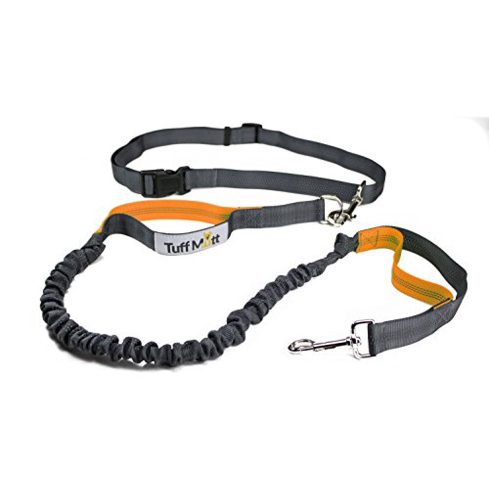 Tuff Mutt Hands Free Dog Leash for Running, Walking, Hiking, Durable