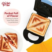 Rise By Dash Compact Pocket Electric Sandwich Maker, Toasting, Omelets & More, Non-Stick Surfaces - Blue