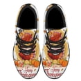 thumbnail image 2 of Fall Happy Thanksgiving Happy Turkey Shoes Sneakers for Women Men Black Size 8.5, 2 of 7