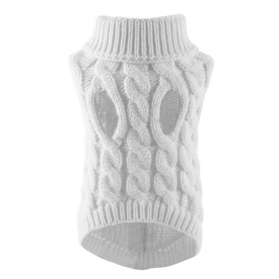 GASTROPOD Dog Clothes,Autumn Winter Dog Jacket,Warm Design Dog Accessories,White,S