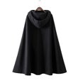 thumbnail image 5 of LSLJS Blouse à Capuche Mi-Longue à Imprimé Mode Décontractée pour Femmes, Cape Coat, 5 of 5