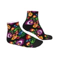 thumbnail image 3 of Bingfone Traditional Floral Polish Design Patterned Men'S Women'S Casual Cotton Socks, 3 of 9