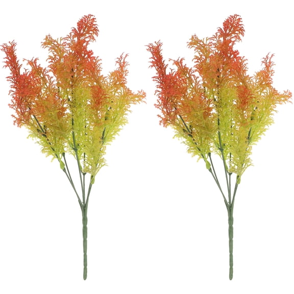 HONMEET 2-Pack Artificial Plant Stems with Realistic Leaves for Elegant Table Centerpiece and Room Decoration