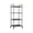 Black#3, variant on Plastic Storage Shelves on Wheels Multi Layer Utility Cart Floor Standing Organizer Rack for Kitchen Bathroom Laundry Pantry 360 Silent Rollers 5 Tier Slim Tower Cart