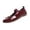 Wine, variant on Womens Black Patent Faux Leather Mary Jane Flats, Elastic Strap Almond Toe Bow Comfortable Non-Slip Work Casual Shoes,Size 5.5
