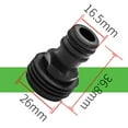 thumbnail image 4 of 10 Pack Plastic Garden Hose Quick Connect Fittings Male Hose Quick Connector, 4 of 8
