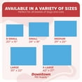 thumbnail image 4 of Downtown Pet Supply Small Soft Fleece Dog Bed with Washable Cover, Blue, 4 of 5