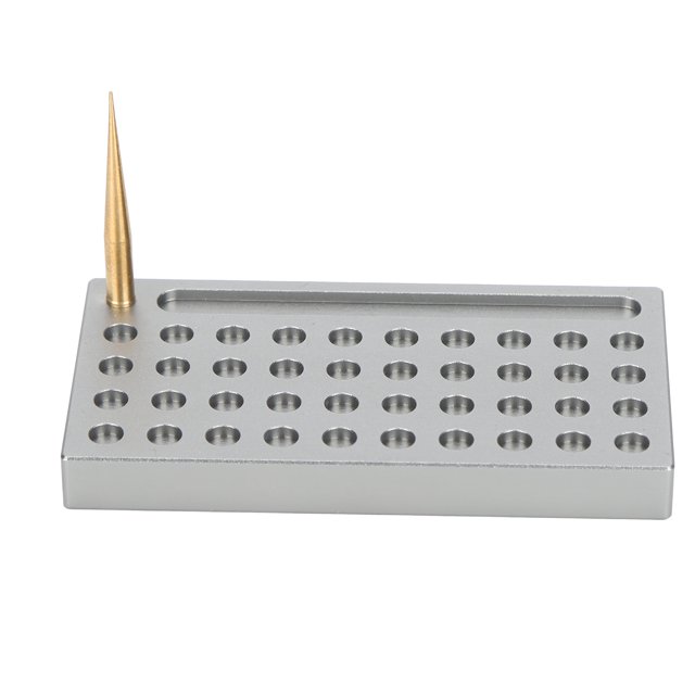 Placa de herramientas de tornillo para reloj, 40 agujeros, piezas de reparación de relojes profesionales, placa de almacenamiento