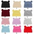 thumbnail image 4 of Promotion! Winter Baby Hat Toddler Girls Boy Ears Cap Winter Warm Beanie Hat Cute Ears Plush Cap Beanie for 0-1Y children's hat, 4 of 5