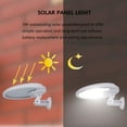 thumbnail image 4 of LED Solar Light Outdoor Motion Activated Security Floodlight – Self-Contained Solar Powered LED Light with Dusk-to-Dawn & Motion Sensor, Black Outdoor Solar Lighting, 4 of 10