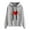 B Gray, variant on VEKDONE 2025 Long Sleeve Hoodie Sweatshirt for Women Casual Graphic Heartbeat Print Hooded Tops 2025 Trendy Drawstring Pullover with Pockets Fall Soft Comfy Blouse