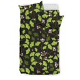 thumbnail image 1 of Juego de cama con estampado de flores de hojas de ginkgo, 1 of 5